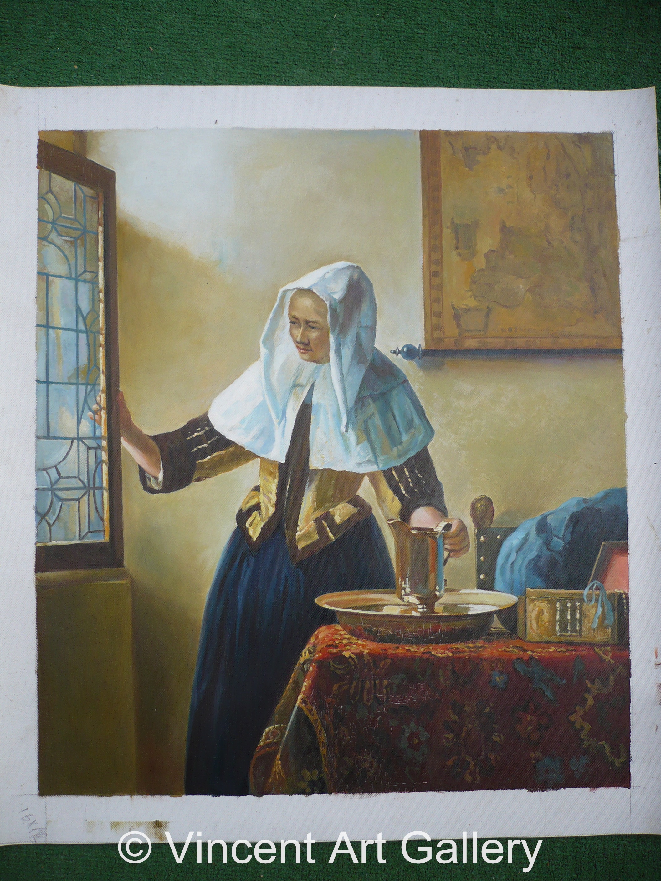 A113, Vermeer, Young Woman with a Water Jug 001